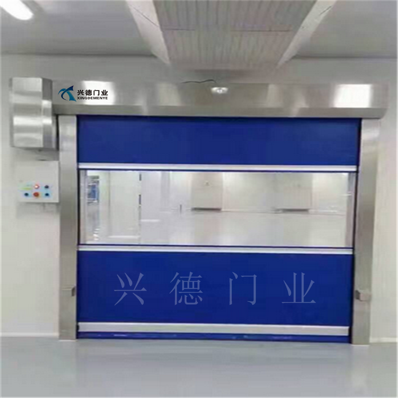 興德門眾多企業(yè)廠房選擇，只因快硬質(zhì)快速門的人性化