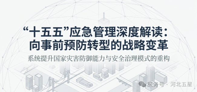 “十五五”應急管理新思路深度解讀！